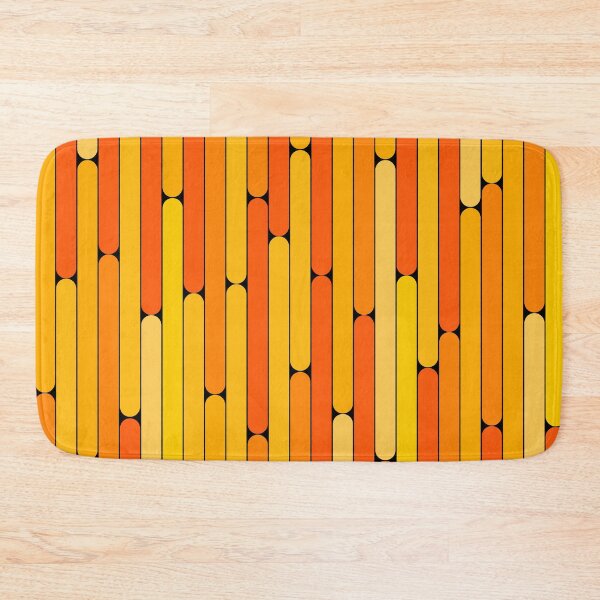 Item preview, Orange Color Linear Pattern designed and sold by MagicSpread.