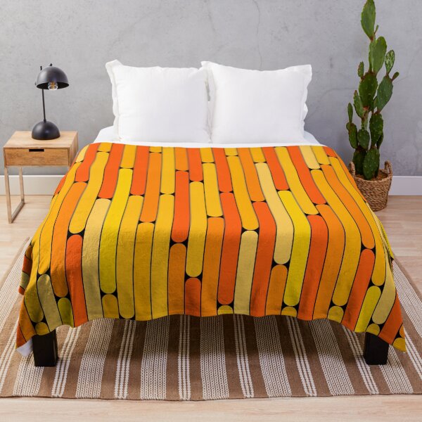 Item preview, Orange Color Linear Pattern designed and sold by MagicSpread.