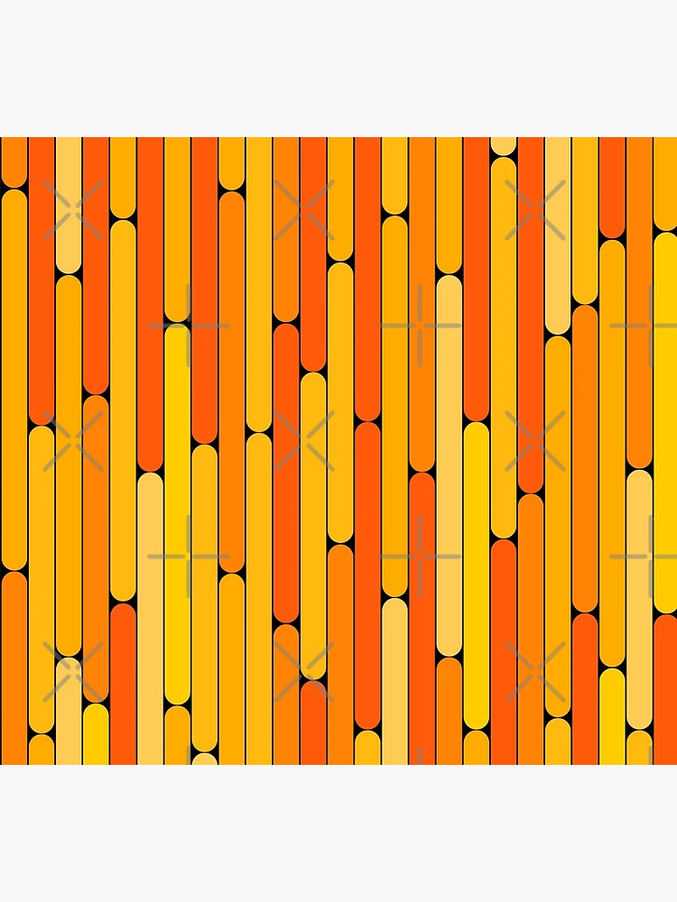 Thumbnail 5 of 5, Socks, Orange Color Linear Pattern designed and sold by MagicSpread.