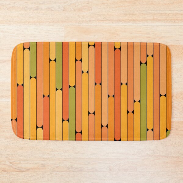 Item preview, Papaya Color Linear Pattern designed and sold by MagicSpread.