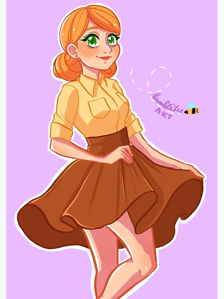 penny-stardew-valley-poster-by-bumbleleeart-redbubble