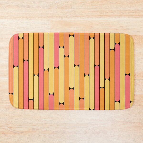 Item preview, Peach Color Linear Pattern designed and sold by MagicSpread.
