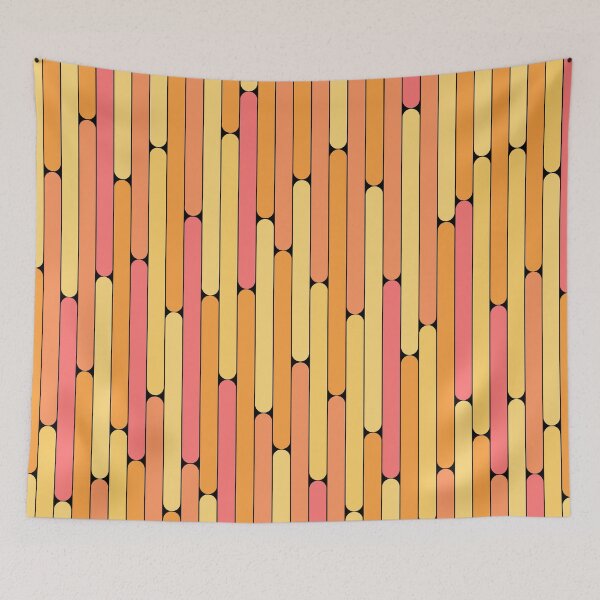 Item preview, Peach Color Linear Pattern designed and sold by MagicSpread.