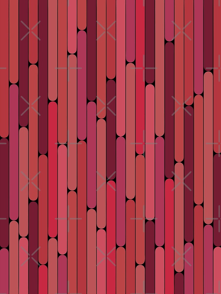 Thumbnail 3 of 3, Scarf, Plum Color Linear Pattern designed and sold by MagicSpread.
