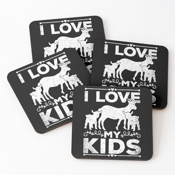 Item preview, I Love My Kids Goat  designed and sold by bestshirtdesign.