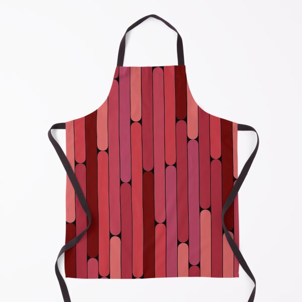 Item preview, Pomegranate Color Linear Pattern designed and sold by MagicSpread.