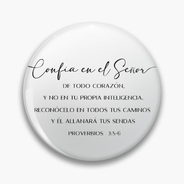 Item preview, Proverbios 3 5-6, spanish bible verse designed and sold by Aryam Quotes.