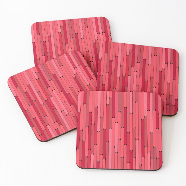 Item preview, Raspberry Color Linear Pattern designed and sold by MagicSpread.