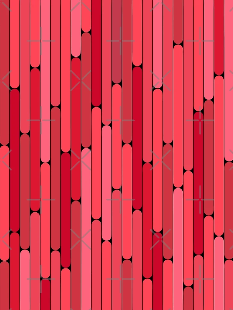 Thumbnail 5 of 5, A-Line Dress, Raspberry Color Linear Pattern designed and sold by MagicSpread.