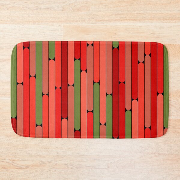 Item preview, Strawberry Color Linear Pattern designed and sold by MagicSpread.