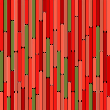 Artwork thumbnail, Strawberry Color Linear Pattern by MagicSpread
