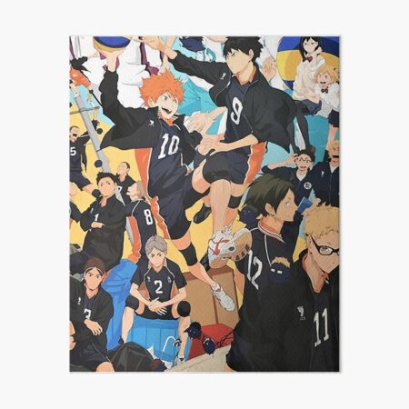 Anime Voley Sport Art Board Print for Sale by almonnick