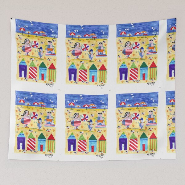 Item preview, Casual beach lifestyle abstract illustration designed and sold by Al Benge.
