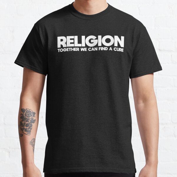 religion black shirt