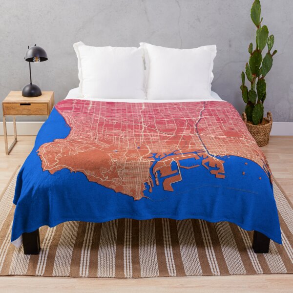 Item preview, Los Angeles California Map Sun Art designed and sold by Wizardofpizza.
