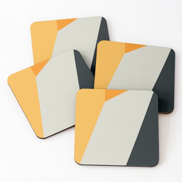 Item preview,  Shades of paste yellow and black and grey  minimalist geometric elegant design designed and sold by missmarilee.