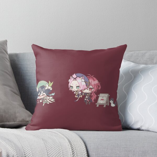 Item preview, Genshin Impact Venti Diona and Diluc Chibi designed and sold by Genkigecko.