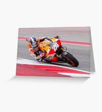 Dani Pedrosa at Circuit Of The Americas 2014 Greeting Card