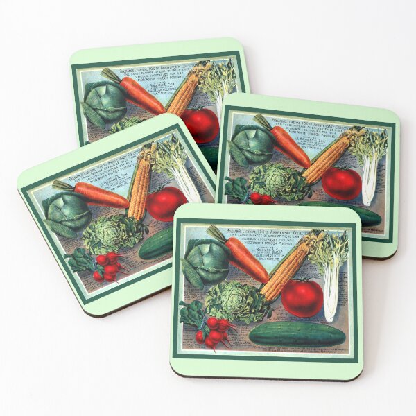 Item preview, Vintage Farmers Market Garden, Vegetable Seeds designed and sold by junebug042.
