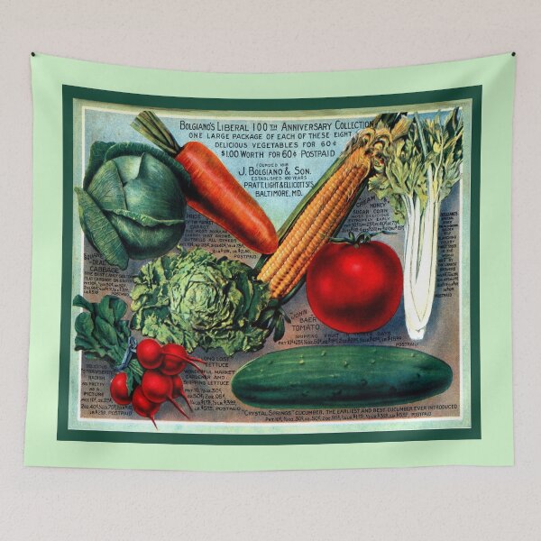 Item preview, Vintage Farmers Market Garden, Vegetable Seeds designed and sold by junebug042.