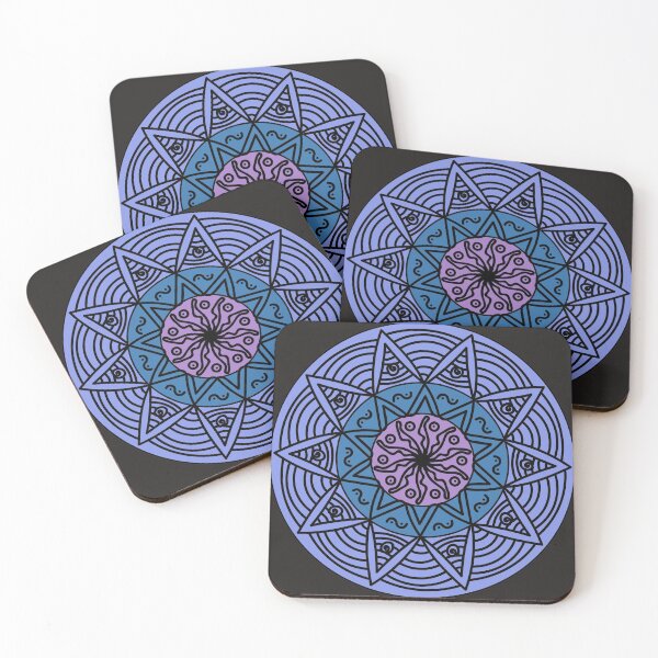Item preview, mandala tribal designed and sold by rainbowandchill.
