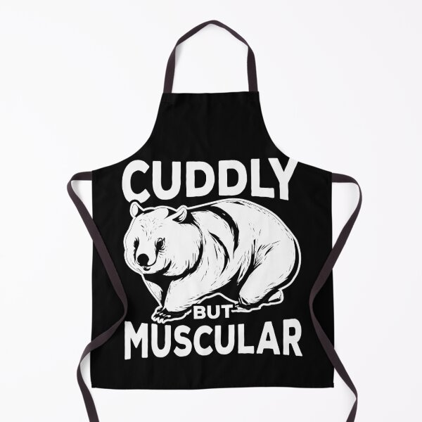 Item preview, Cuddly But Muscular Funny Wombat  designed and sold by bestshirtdesign.