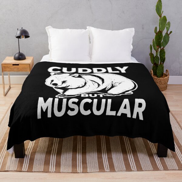 Item preview, Cuddly But Muscular Funny Wombat designed and sold by bestshirtdesign.