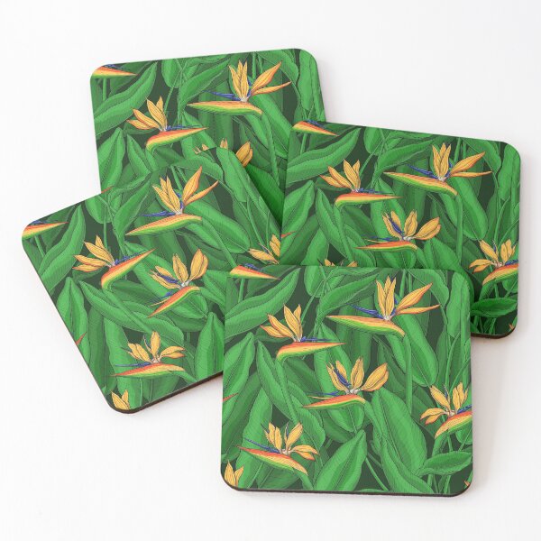 Item preview, Night bird of paradise garden designed and sold by Katerina Mitkova Kirilova.