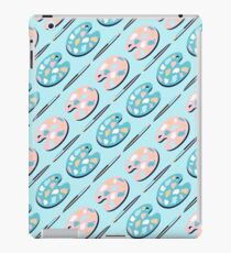 Art palette and paint brush iPad Case/Skin