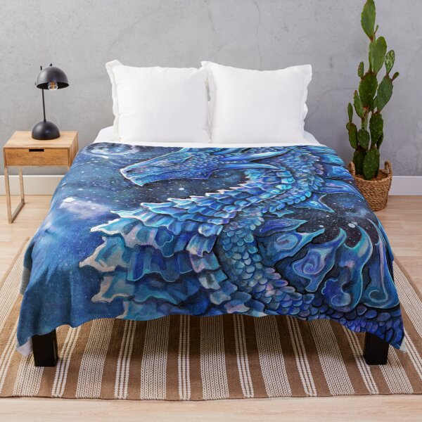 Artikelvorschau, Blauer Winterdrache entworfen und verkauft von Dawn Paws.