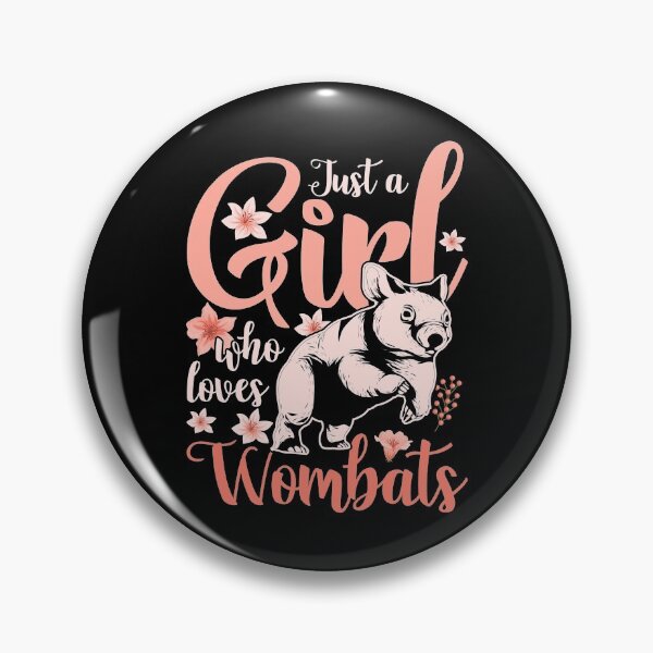 Item preview, Just A Girl Who Loves Wombats  designed and sold by bestshirtdesign.