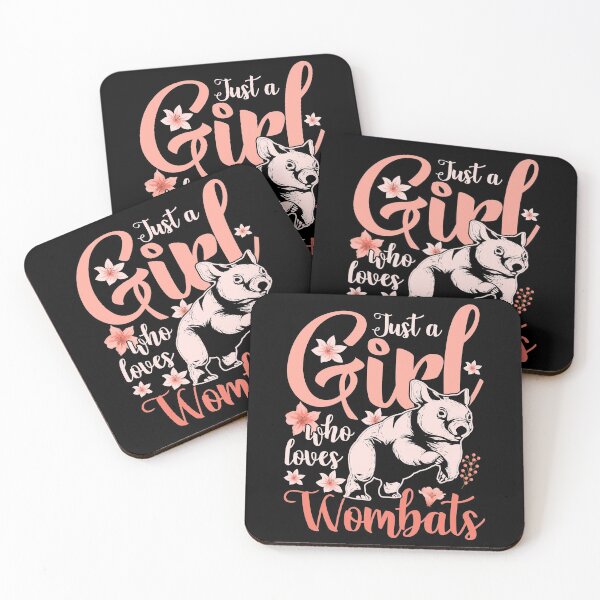 Item preview, Just A Girl Who Loves Wombats  designed and sold by bestshirtdesign.
