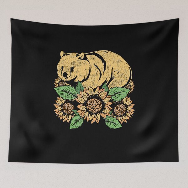 Item preview, Sunflower Wombat designed and sold by bestshirtdesign.