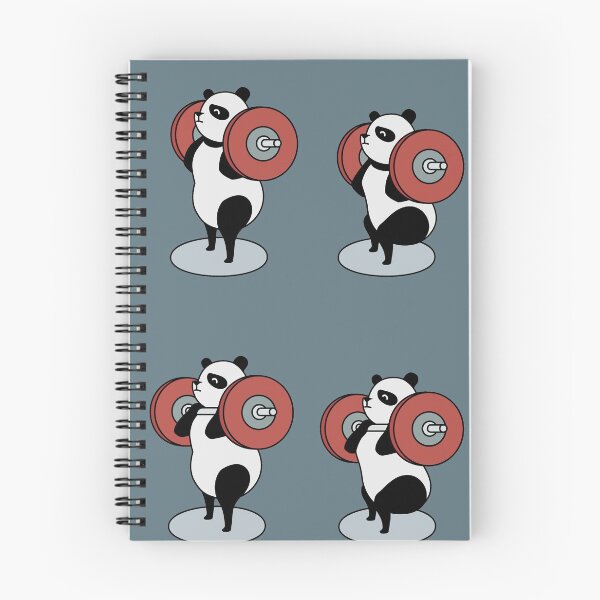 Item preview, Crossfit panda with barbell / barbell designed and sold by TrueType.