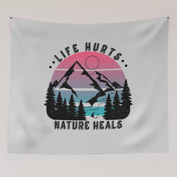 Item preview, Life Hurts, Nature heals. designed and sold by T-mess.
