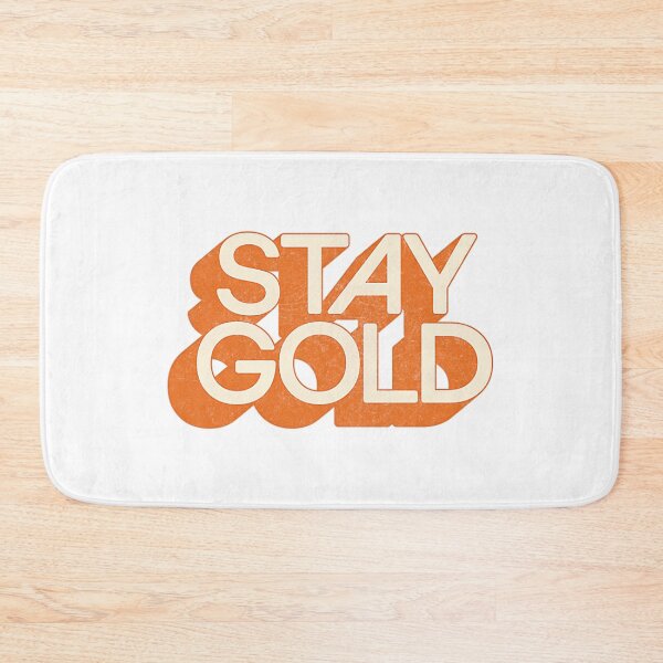Item preview, STAY GOLD ///// Retro Faded Original Typography Design designed and sold by yaminuke309.