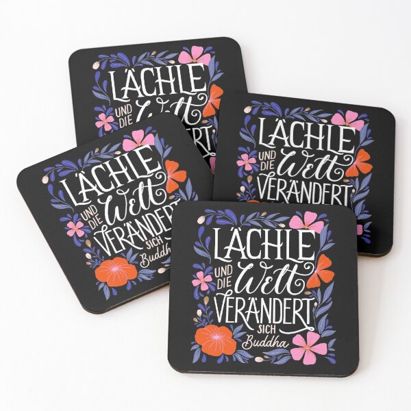 Artikelvorschau, Lächle, Positive Affirmation Inspirational Message Motivational quote entworfen und verkauft von Sandra Brezina.