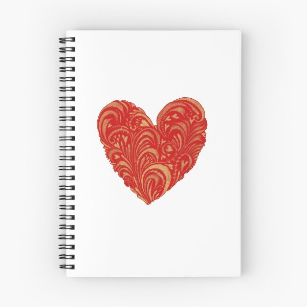 Item preview, Golden-red heart  designed and sold by Olga Vialkova.