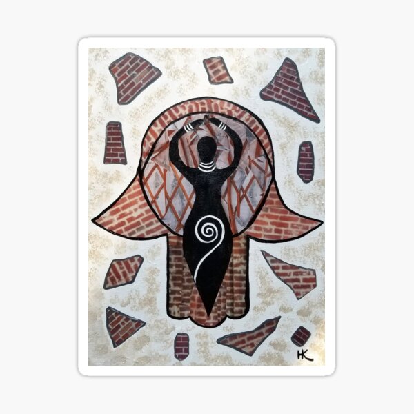 Breaking Free Hamsa Sticker