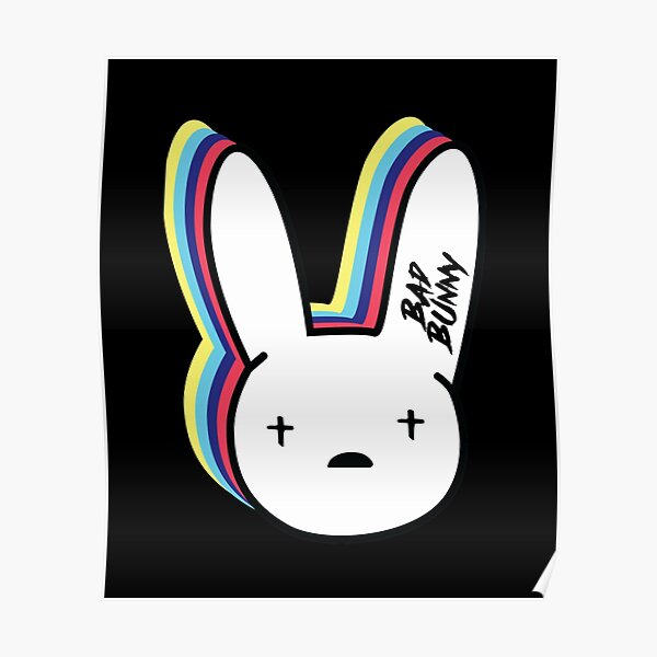 Pósters Bad Bunny Logo Redbubble