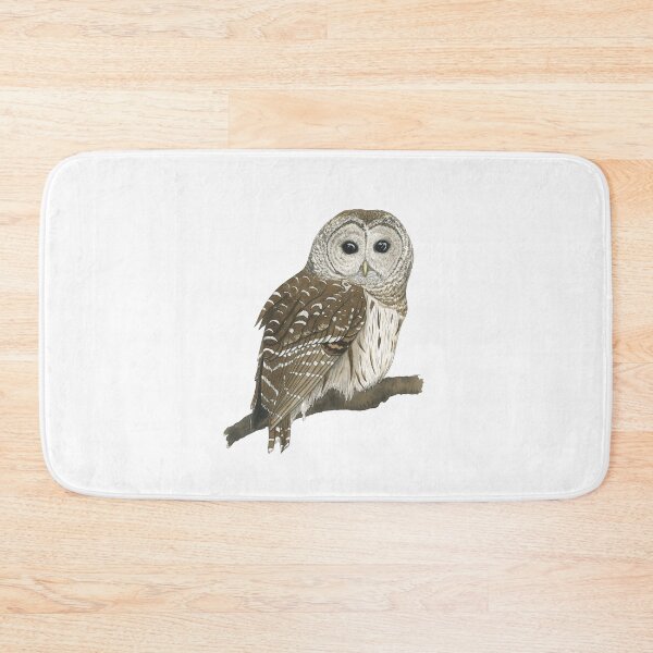 Item preview, Resting Barred Owl designed and sold by Fabledwillow.