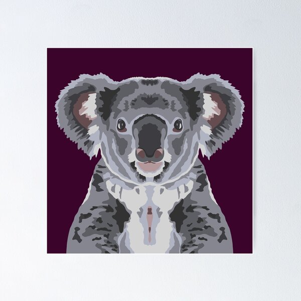 Colourful Koala' Art Print