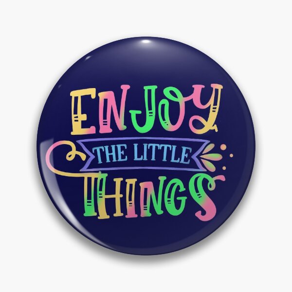 Item preview, Enjoy The Little Things - Positivity and Happiness Rainbow designed and sold by madtoyman.