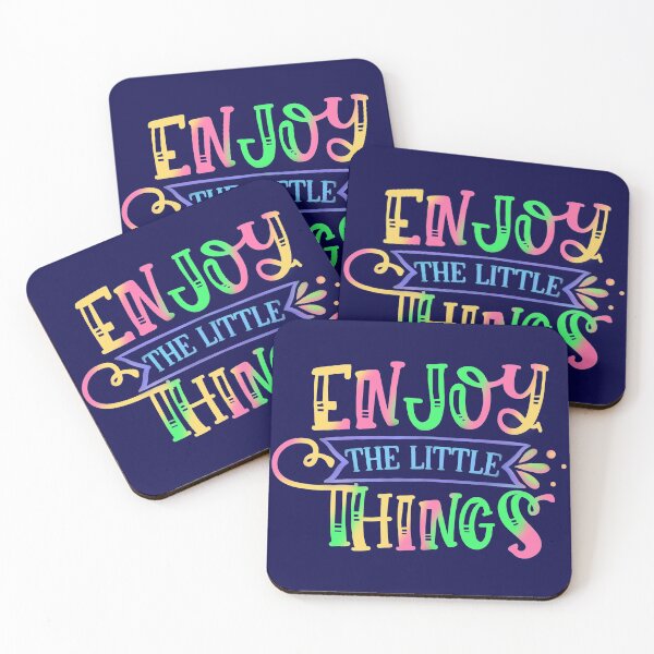 Item preview, Enjoy The Little Things - Positivity and Happiness Rainbow designed and sold by madtoyman.