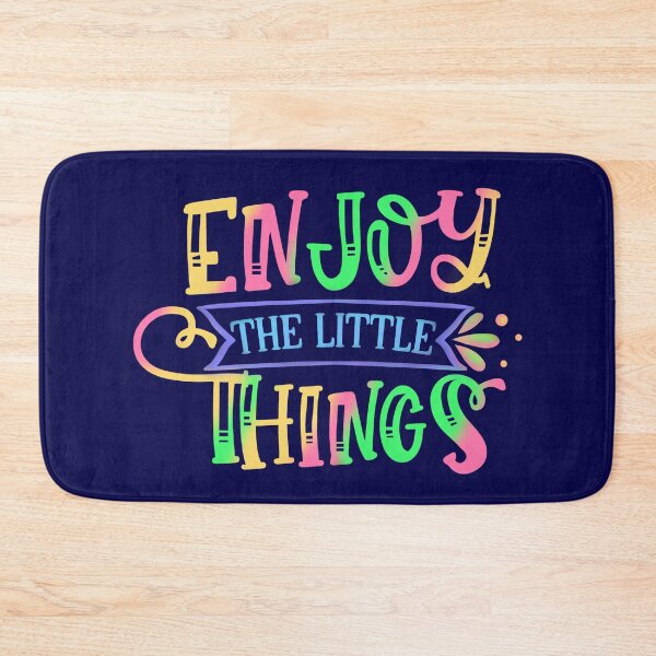 Item preview, Enjoy The Little Things - Positivity and Happiness Rainbow designed and sold by madtoyman.