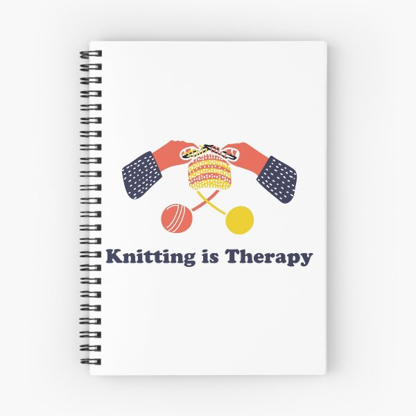 Item preview, Knitting is Therapy designed and sold by VerboShop.