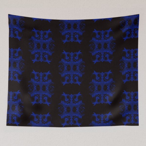 Item preview, Kallexos-Design- Dark Blue In- Fantasy Gothic Design designed and sold by Kallexos.