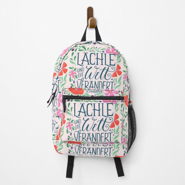 Item preview, Smile, cool hand lettering with flowers designed and sold by Sandra Brezina.