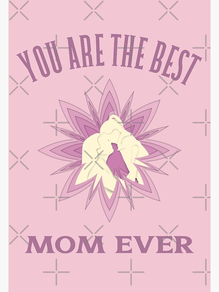 Best mama ever' Poster, picture, metal print, paint by Juliana RW