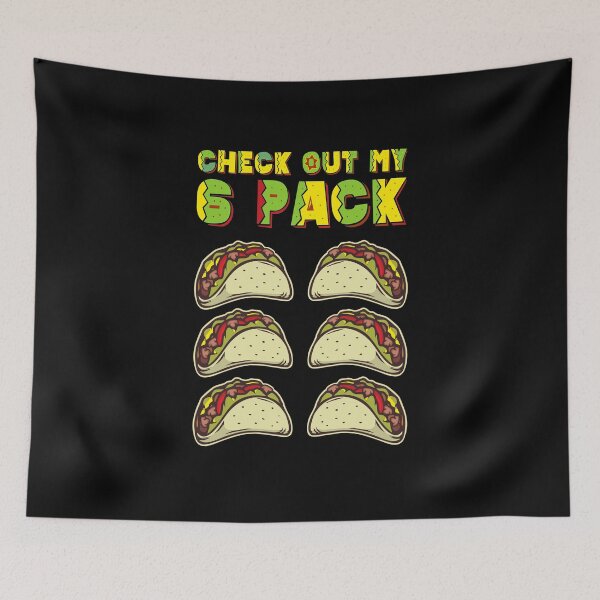 Item preview, Fitness Taco Abdominal Funny Check Put My 6 Pack For Men Dad Bod Humor Gift designed and sold by alenaz.